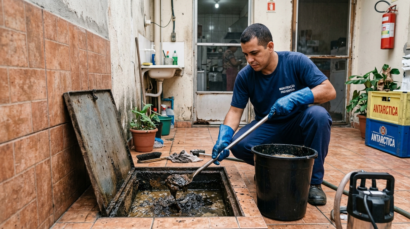 Limpeza de Caixa de Gordura perto de mim em Itajaí‑SC
